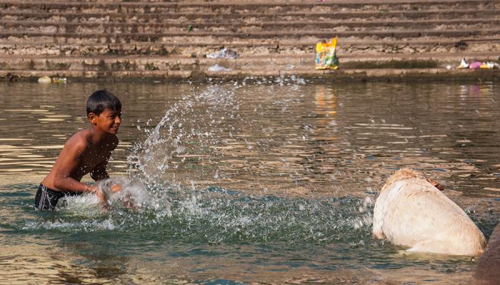 Morning vibes at Banganga in Mumbai