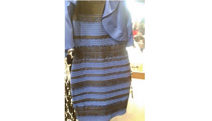 या ड्रेसचा रंग तुम्ही ओळखू शकता का?