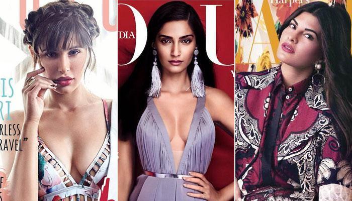 Bollywood glamdolls on magazine covers