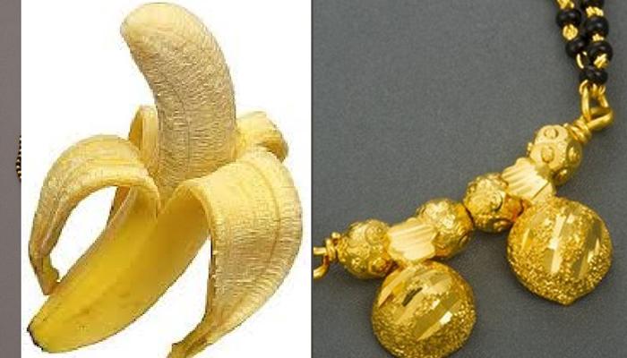 मार नाही केळी खा, पण गिळलेलं मंगळसूत्र दे
