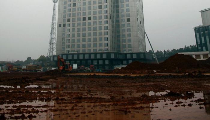 चीनमध्ये १९ दिवसांत बांधली ५७ मजली इमारत