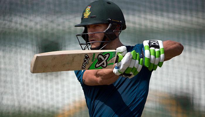 South African cricketers train ahead of 1st T20