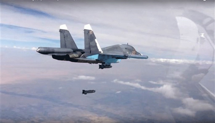 रशियाचा सीरियामध्ये आतापर्यंत मोठा जोरदार हवाई हल्ला 