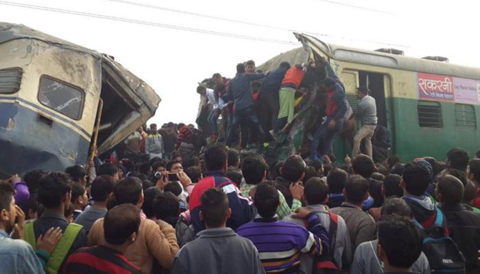 हरियाणामध्ये रेल्वे अपघातात एक ठार, १०० जखमी