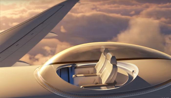 VIDEO : विमानाच्या छतावर बसून अवकाश अनुभवण्याची संधी!