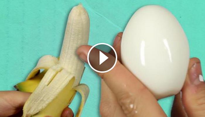 केळ, बटाटे, अंड सोलण्याची नवी पद्धत