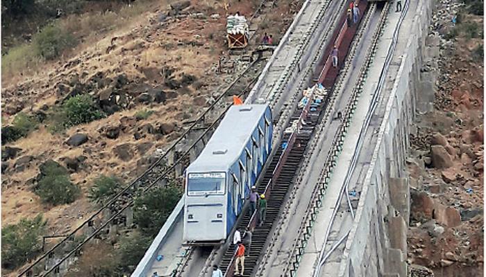 सप्तशृंगीगडावर अवघ्या तीन मिनिटात 