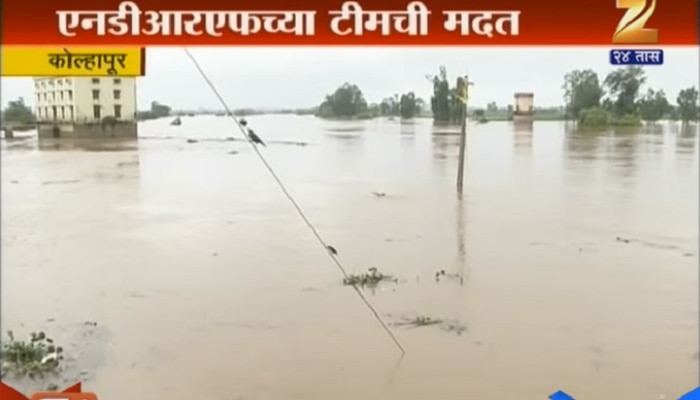 नदीकाठच्या गावांत पंचगंगेचं पाणी शिरलं, NDRF ची टीम दाखल