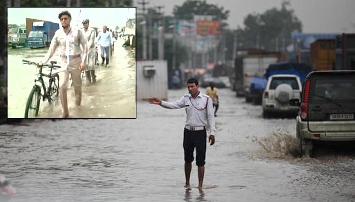 गुडगाव, बंगळुरुमध्ये पूरस्थिती कायम; शाळांना सुटी तर अनेक ठिकांनी वाहतूक कोंडी