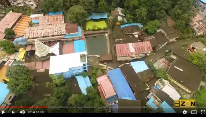Video -आकाशातून पाहा पालीचा बल्लाळेश्वर