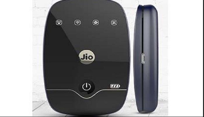 रिलायन्स जिओने लाँच केला JioFi 4G Hotspot
