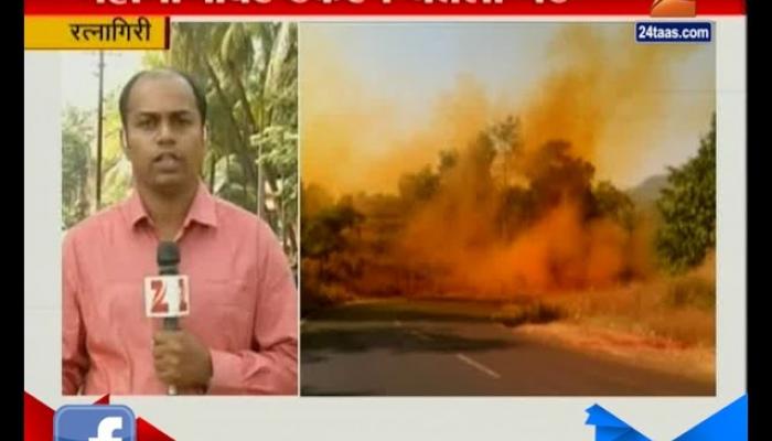 Mumbai | Goa National Highway Container On Fire