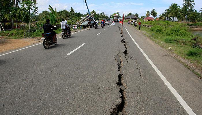 इंडोनेशियाला भूकंपाचा जोरदार धक्का 