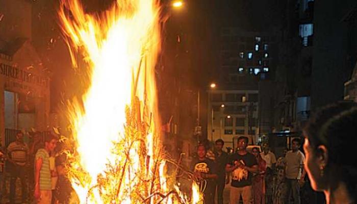 ठाण्यात बच्चेकंपनीची इकोफ्रेंडली होळी