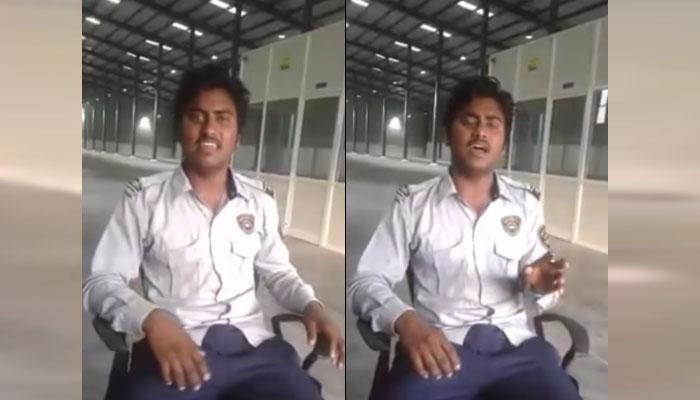 Video : या सिक्युरिटी गार्डचे गाणे ऐकले, तर तुम्ही फॅन व्हाल... 