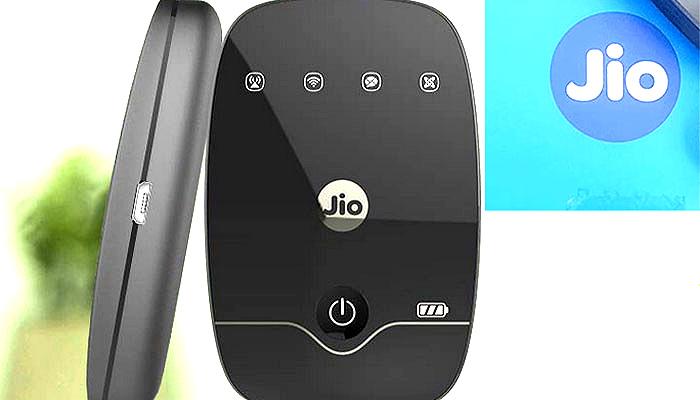  रिलायन्स जिओची खुशखबर,  JioFi ४जी हॉटस्पॉट राऊटर घरी पोहचणार ९० मिनिटात!