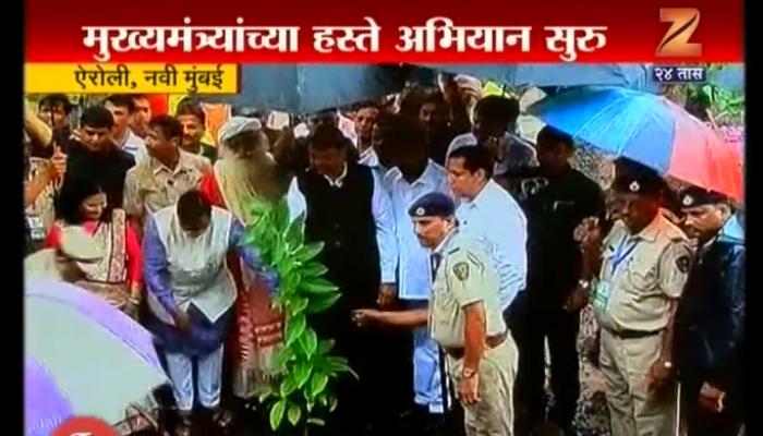 राज्यस्तरीय वृक्ष लागवड मोहिमेचा मुख्यमंत्र्यांच्या हस्ते शुभारंभ