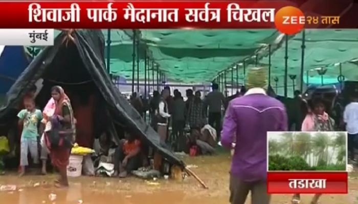 &#039;ओखी&#039;चा आंबेडकरी अनुयायांना फटका, दादर स्टेशनवर घेतला आसरा