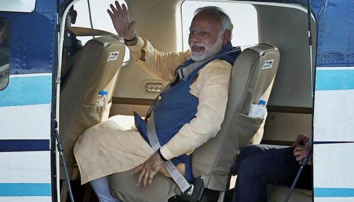 मोदींचा सी प्लेन प्रवासाचा वाद, सुरक्षा नियम धाब्यावर