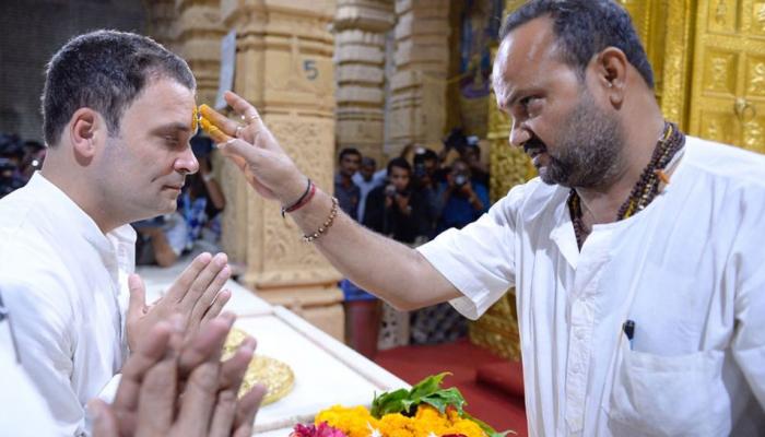 काँग्रेसच्या झोळीत सॉफ्ट हिंदुत्वाचे दान? 27 मंदिरतील दर्शनांच्या बदल्यात राहुलना मिळाले 47 जागांचे दान