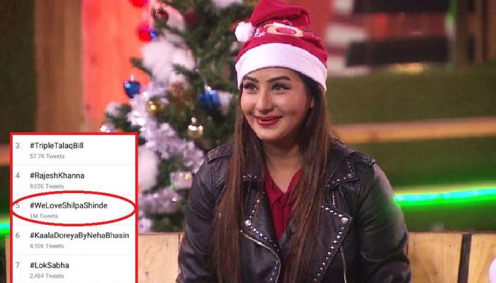 #WeLoveShilpaShinde हॅशटॅगने शिल्पा शिंदेच्या फॅन्सनी केला नवा रेकॉर्ड 