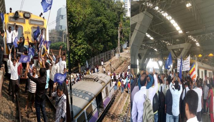 महाराष्ट्र बंद : वेस्टर्न, हार्बर, मध्य रेल्वेसह मुंबई मेट्रोवर ही परिणाम