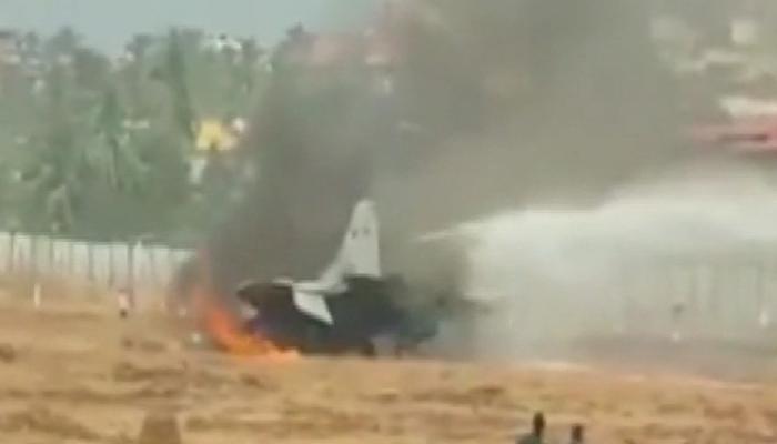 Mig-29K फायटर जेटला अपघात - गोवा विमानतळावरील वाहतुक थांबवली 
