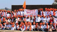 २०१७ ला थेट रायगडावरून निरोप देताना ...