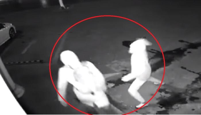 व्हिडिओ : ...आणि बिन्डोक चोरांचा बँक लुटण्याचा प्रयत्न फसला!