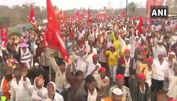 शेतक-यांचा भव्य लाँग मार्च, विधानसभेला बेमुदत घालणार महाघेराव