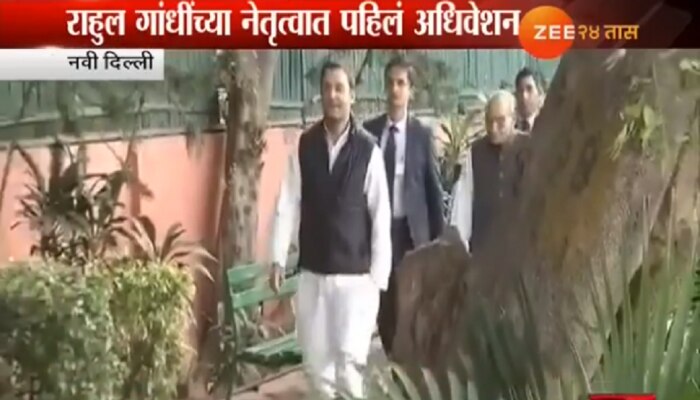 राष्ट्रीय अधिवेशनाला सुरुवात... काँग्रेसची भिस्त राहुल गांधींवर