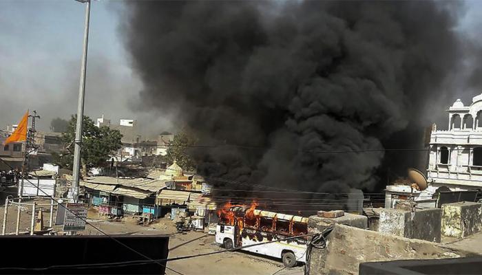 भारत बंद : हिंसाचारात ९ जण दगावले, तणावपुर्ण वातावरण 