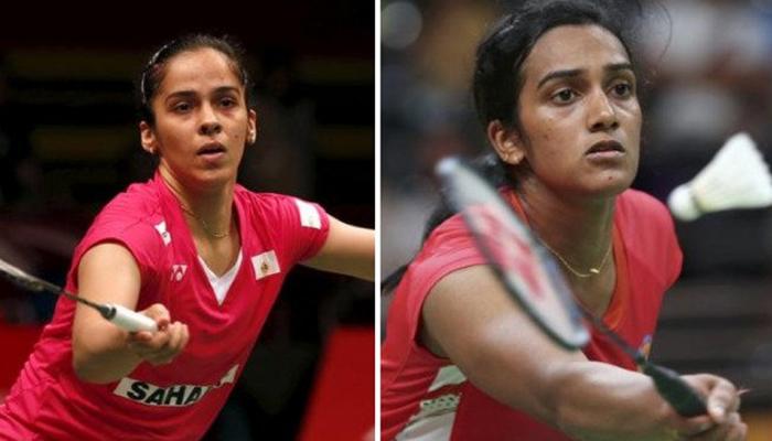 CWG 2018 : पी.व्ही सिंंधूवर मात करत सायना नेहवालने पटकावले सुवर्णपदक 