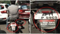 दुचाकीवर लिहिले खरा मर्द हेल्मेट वापरत नाही, पोलिसांनी दाखवला खाकीतला हिसका