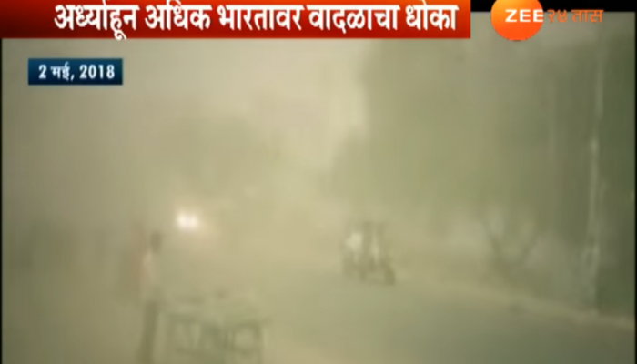जोरदार वादळ आणि पावसाचा हवामान खात्याचा इशारा