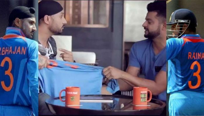 VIDEO : एकाच जर्सीसाठी रैन्ना - भज्जी भिडले 