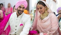 नेहा धुपिया झाली मिसेस बेदी..लग्नात इतक्या किंमतीचा लेहंगा