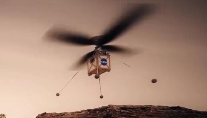 मंगळावर हॅलिकॉप्टर उडवणार नासा, व्हिडिओ व्हायरल 