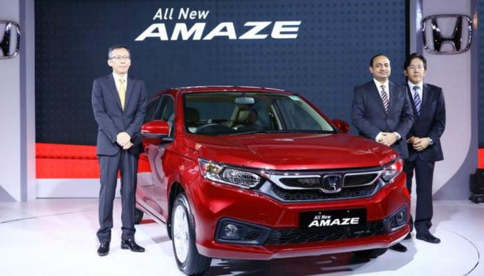 Honda Amaze भारतात लाँच, जाणून घ्या फिचर्स आणि किंमत 