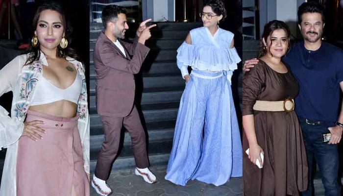वीरे दी वेडींगच्या स्पेशल स्क्रीनिंगला पती आनंद आहुजासोबत दिसली सोनम कपूर...