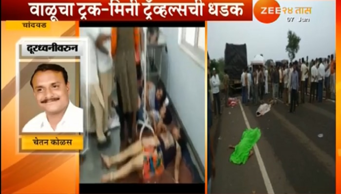 मुंबई आग्रा महामार्गावर भीषण अपघात, १० जणांचा जागीच मृत्यू 