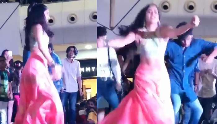 व्हिडिओ : स्टेजवर जान्हवीचा 'झिंगाट' डान्स