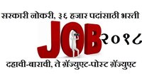 राज्यातील ३६ हजार रिक्त पदांसाठी, या तारखेला निघणार जाहिरात