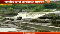 पुण्यातील खडकवासला धरणातून पाण्याचा मोठ्या प्रमाणावर विसर्ग