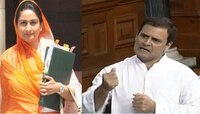 ...म्हणून हरसिमरत कौर राहुल गांधींकडे पाहून हसल्या!