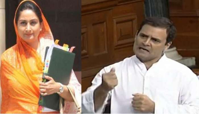 राहुल गांधींकडे पाहून का हसले ? - केंद्रीय मंत्री हरसिमरत कौर