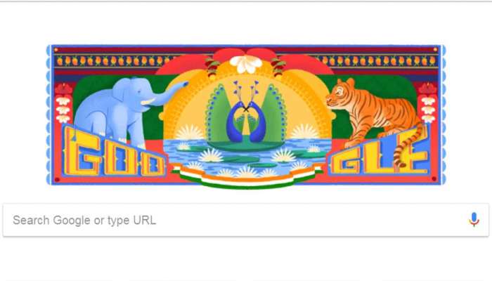 72 व्या स्वातंत्र्य दिवसानिमित्त Google ने Doodle करून नागरिकांना दिल्या शुभेच्छा 