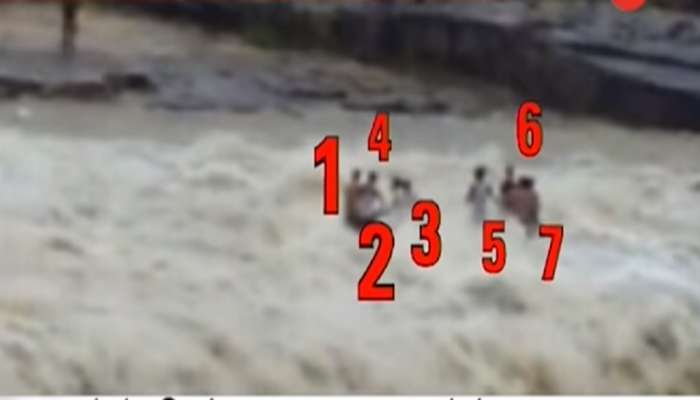 VIDEO : शिवपुरीमध्ये एकाचवेळी 10जण गेली वाहून 