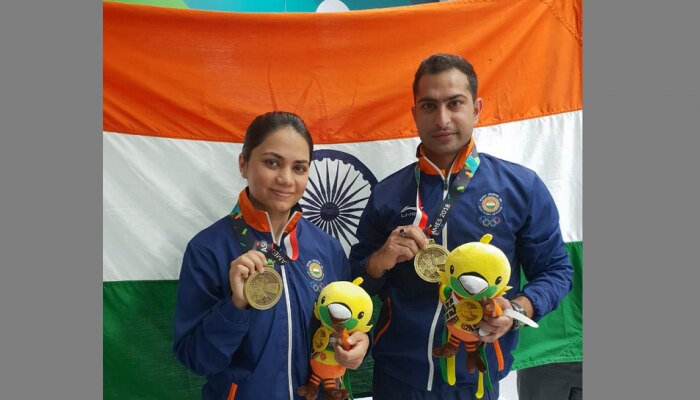 आशियाई स्पर्धा 2018: 10 मीटर एअर राईफल मिक्समध्ये भारताला पहिलं कांस्य पदक