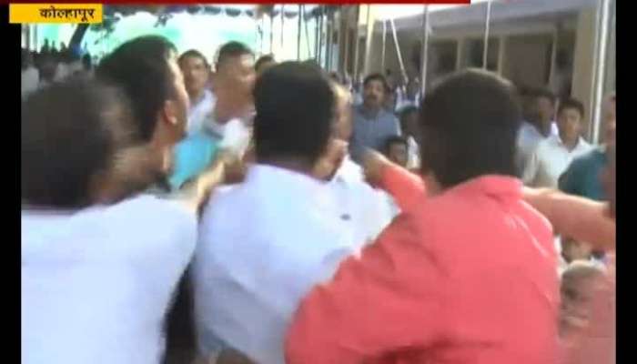 Kolhapur Vishwas Nezdar Beaten For Contriversial Remark